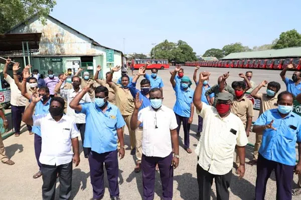 Government transport employees - pallavan illam chennai